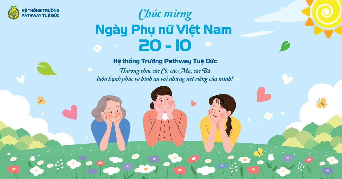 Chào mừng ngày Phụ nữ Việt Nam.