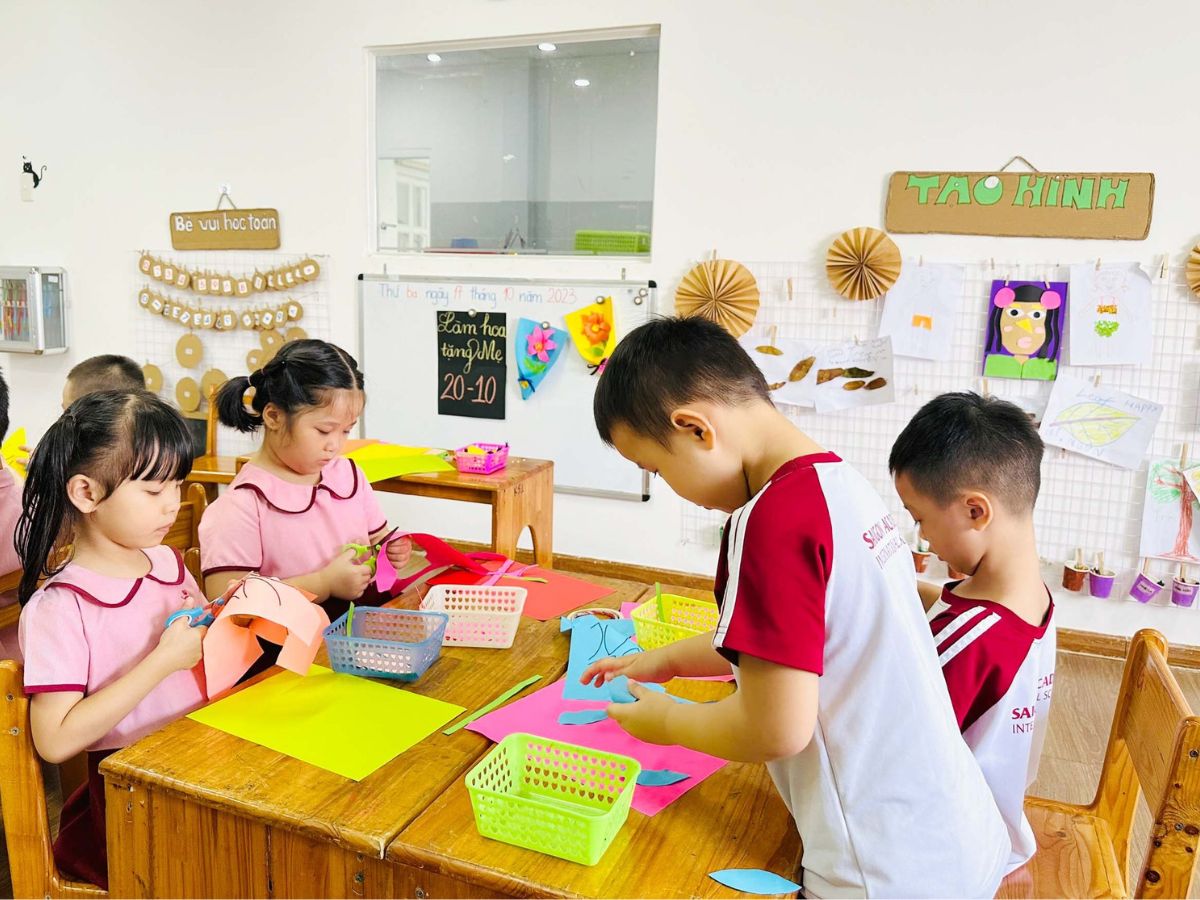Saigon Academy - trường mầm non kindergarten tiên phong Giáo dục sớm từ 0 tuổi. 