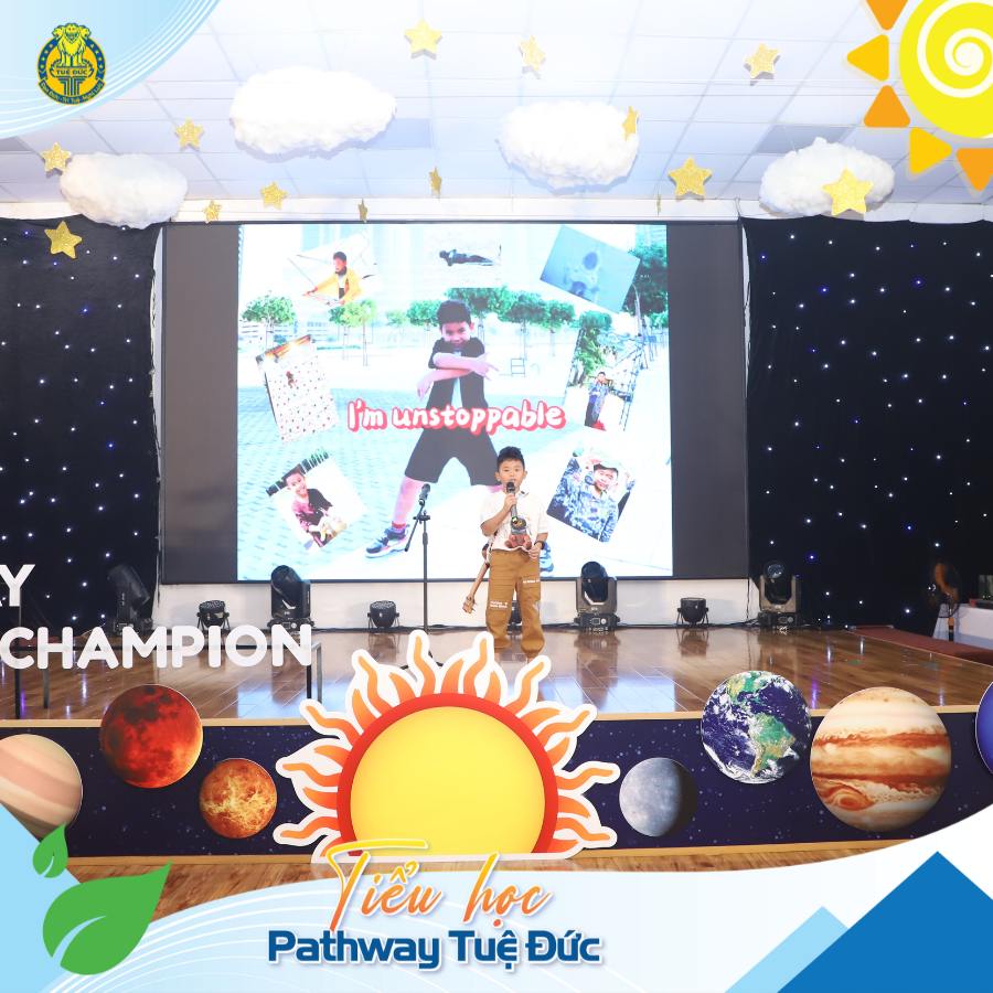 Em Nguyễn Thanh Hải Phong đã xuất sắc đạt Giải Nhì tại Vòng Gala - cuộc thi Pathway English Champion 2023 dành cho học sinh Tiểu học 