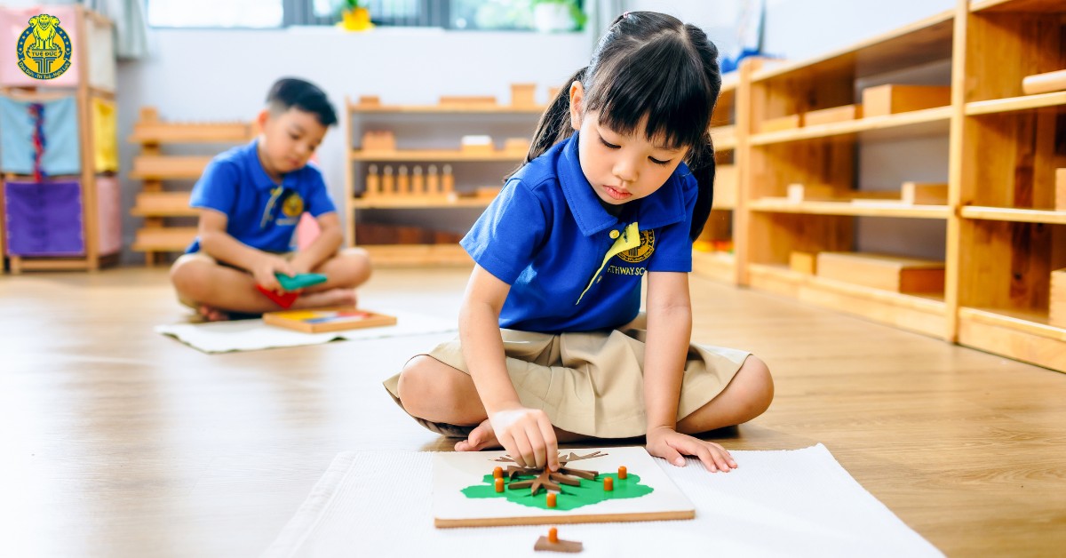 Trường mầm non dạy theo phương pháp giáo dục Montessori đang ngày càng nhận được sự cảm mến và tin tưởng của phụ huynh.