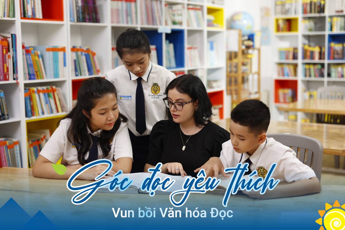 Vun bồi thói quen đọc sách trong con. 