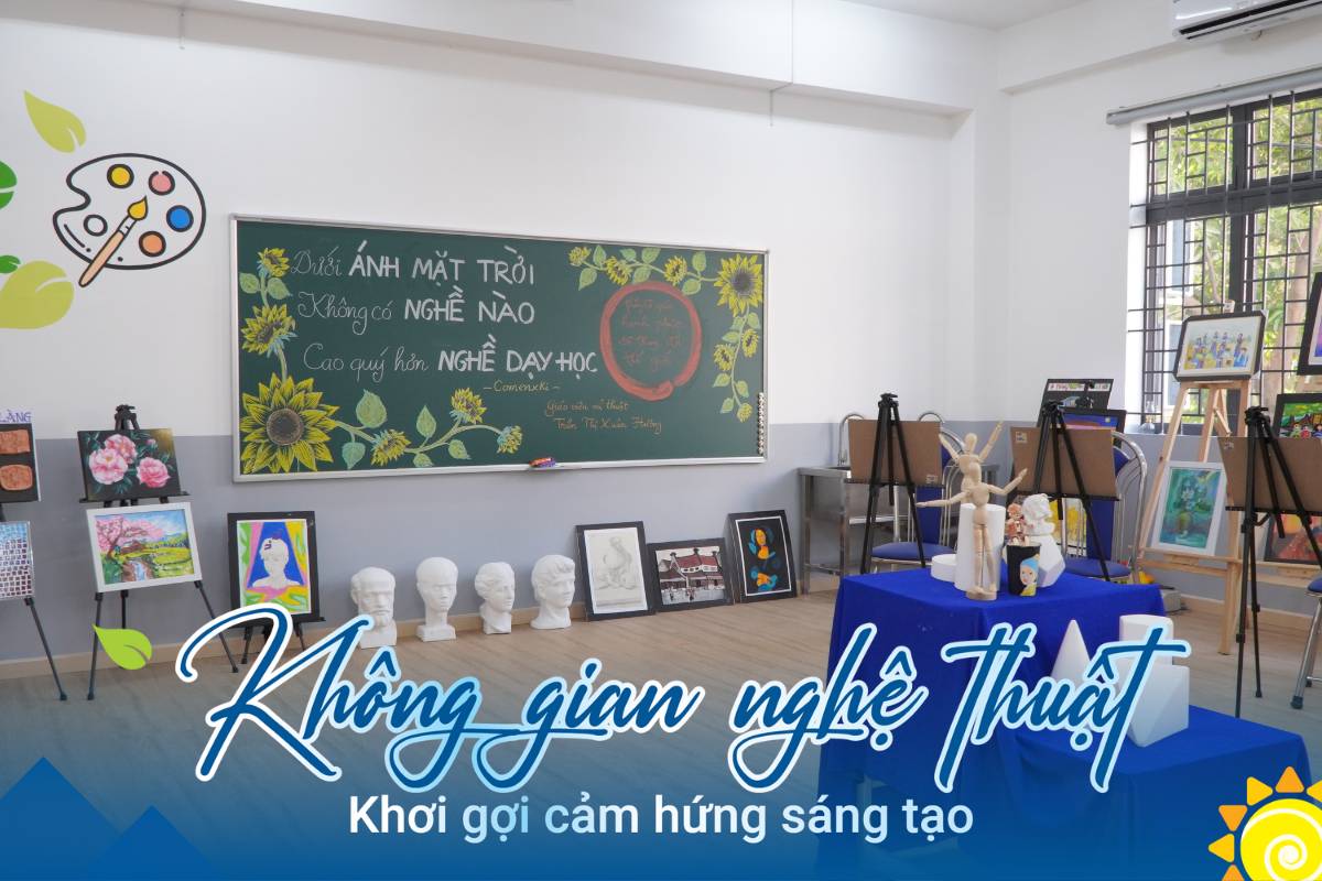 Nơi con thoả sức sáng tạo.