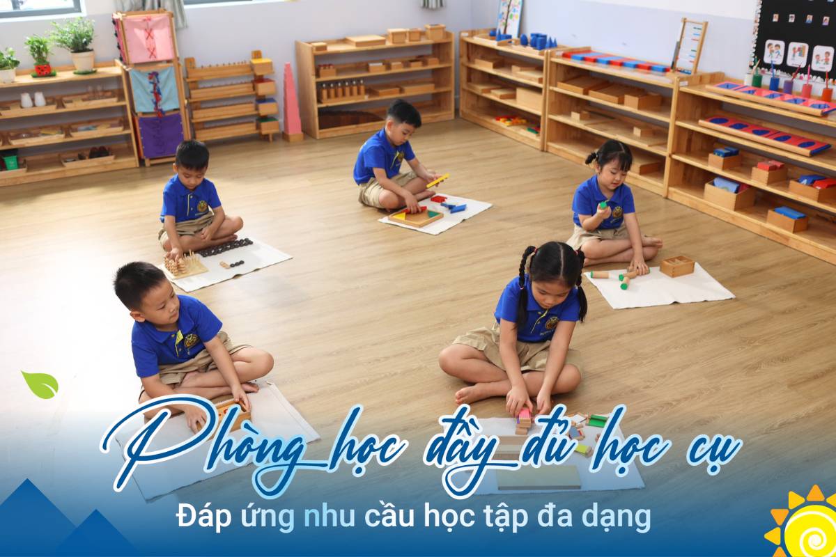 Mang đến những trải nghiệm học tập hạnh phúc cho con. 