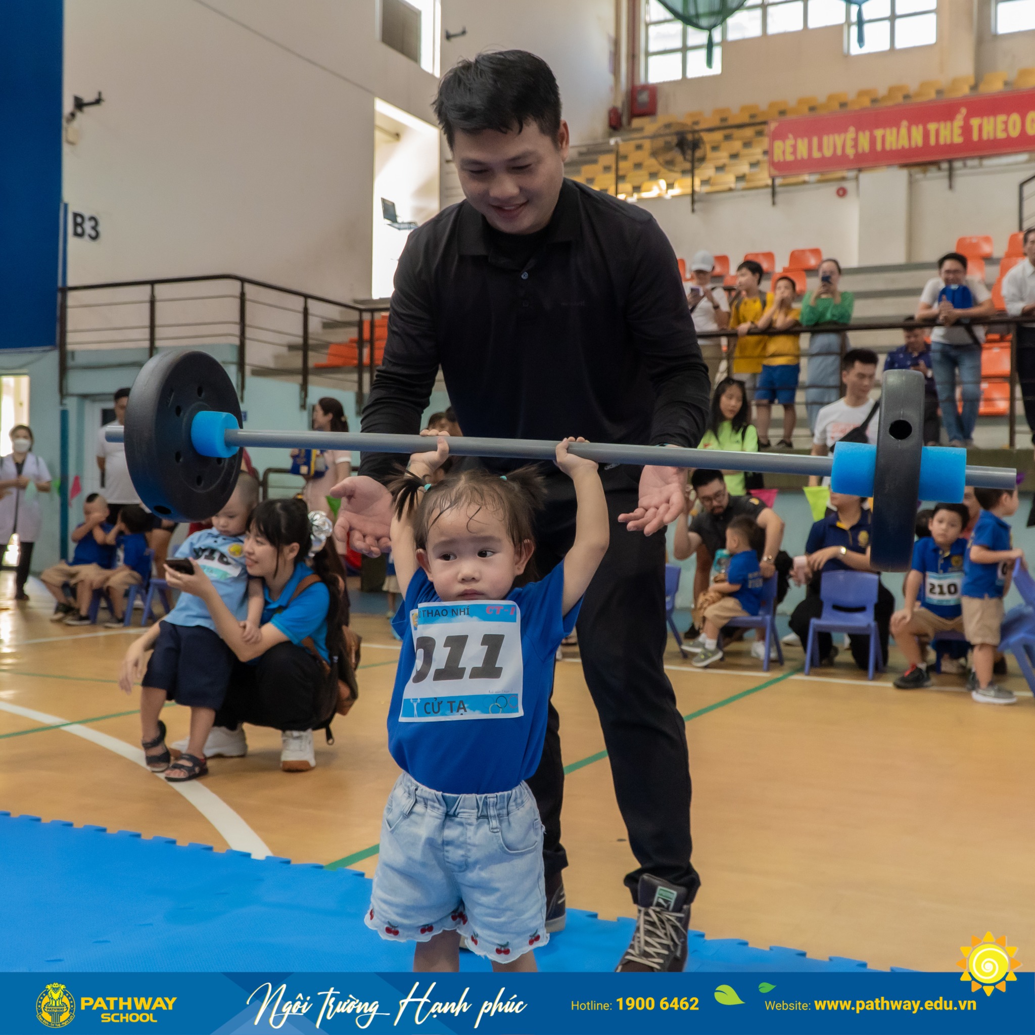 Rèn luyện thể chất cho trẻ mầm non tại Pathway School