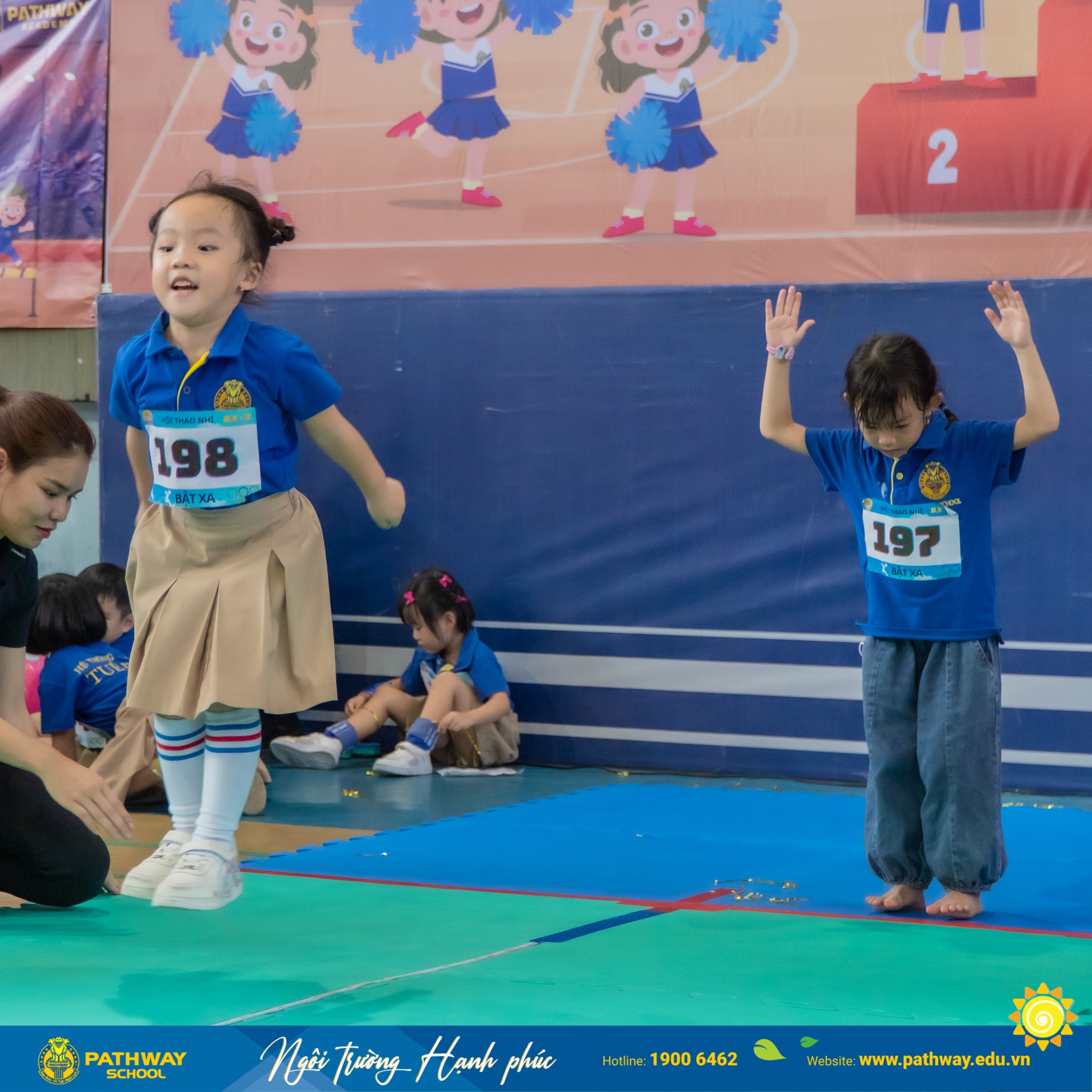 Rèn luyện thể chất cho trẻ mầm non tại Pathway School