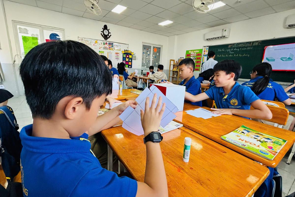 Hoạt động STEAM tại Pathway School.