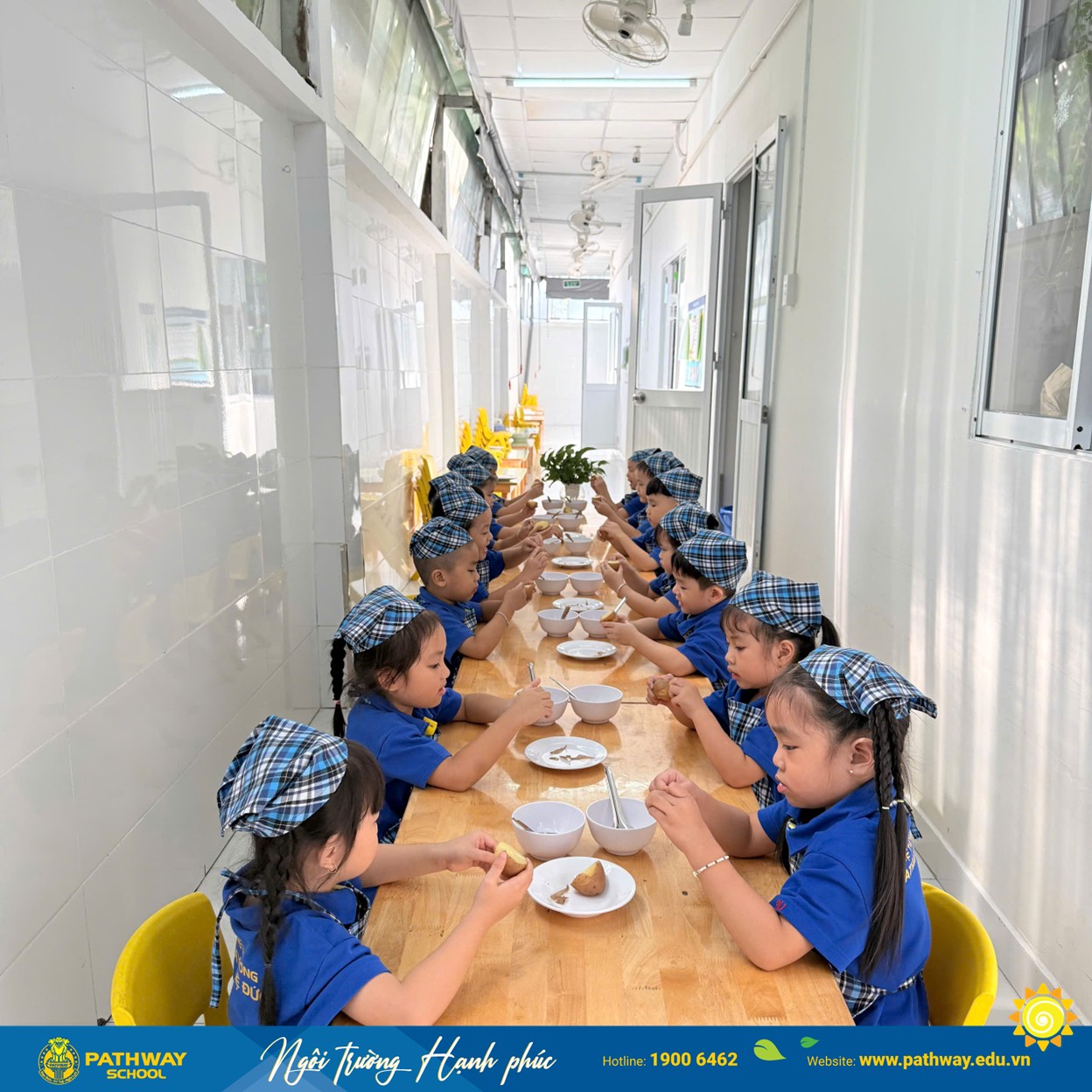 Con ăn ngon, ngủ ngon nhờ chế độ dinh dưỡng cho trẻ mầm non được xây dựng bài bản.